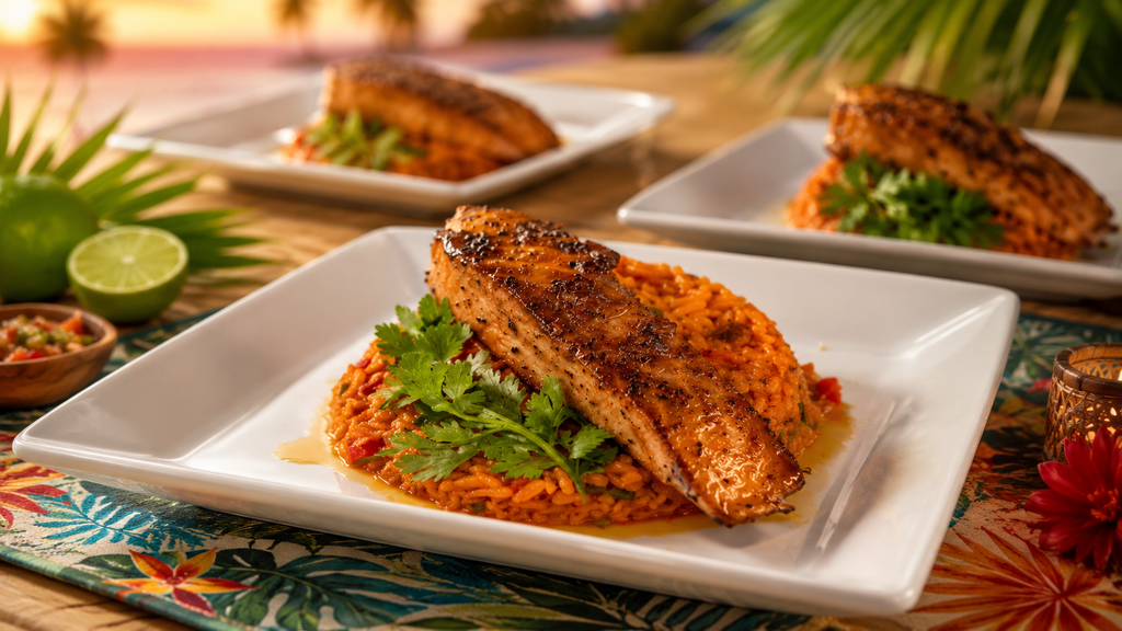 Spicy Junkanoo Rice Sample size.