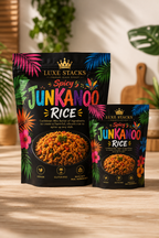 Spicy Junkanoo Rice Sample size.